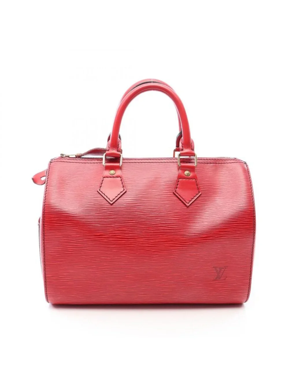 Louis Vuitton Speedy 25 Epi Castilian Red Leather Handbag